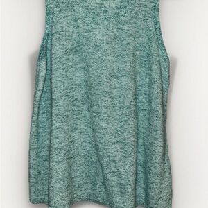 J. Jill Heathered Seafoam Green Knit Tank